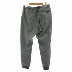 GRAMiCCi フリース ナロー リブ パンツ クライミングパンツ ジョガーパンツ 裏起毛 F グレー GUP-17F007
