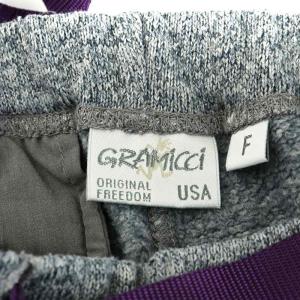 GRAMiCCi フリース ナロー リブ パンツ クライミングパンツ ジョガーパンツ 裏起毛 F グレー GUP-17F007