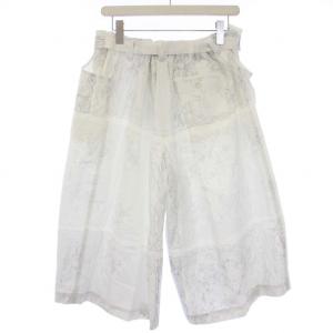 TAO COMME des GARCONS 22SS AD2021 ワイドパンツ バンダナ柄 S ホワイト TI-P008