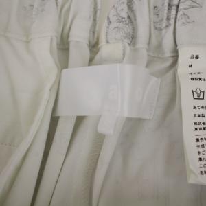 TAO COMME des GARCONS 22SS AD2021 ワイドパンツ バンダナ柄 S ホワイト TI-P008