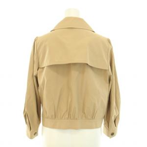 BLUE LABEL CRESTBRIDGE 22SS ライダースジャケット アウター ダブル ショート丈 コットン 38 M ベージュ