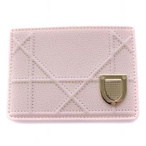 Christian Dior S06190WDAX DIORAMA SMALL CALFSKIN カードケース ピンク 