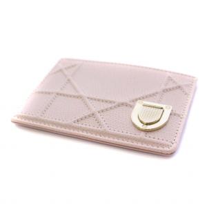 Christian Dior S06190WDAX DIORAMA SMALL CALFSKIN カードケース ピンク 