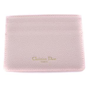 Christian Dior S06190WDAX DIORAMA SMALL CALFSKIN カードケース ピンク 