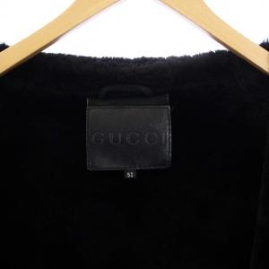 GUCCI ムートンコート 50 ブラック
