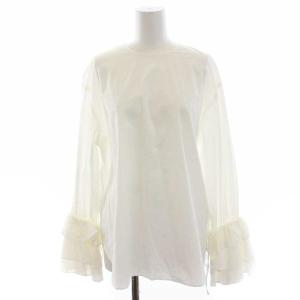 CPフリルカフブラウス シャツ 長袖 F 白 ホワイト RPSP/G