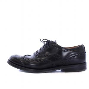 Church's BURWOOD ウイングチップ レースアップシューズ ドレスシューズ レザー 36.5 23.5cm 黒 ブラック