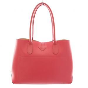 Longchamp ロゾ ROSEAU トートバッグ ハンドバッグ レザー ピンク