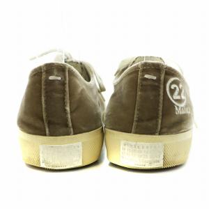 Martin Margiela 22 TABI LOW TOP タビ ロー トップ スニーカー シューズ ベロア 39 26.0cm 茶 ブラウン S57WS0252