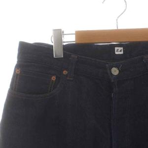 EDIFICE ETS.MATERIAUX 21AW バルーンデニムパンツ ジーンズ ボタンフライ ワイド 3 L 紺 ネイビー 21030300260230