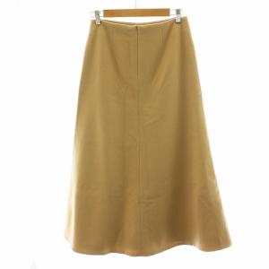 EVERYDAY I LIKE 21AW フレアスカート ミモレ ロング ウール カシミヤ混 36 S ベージュ 21060500809030