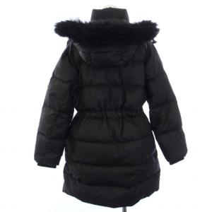 COACH 23AW ミッド ダウン パッファー シアリング ダウンコート S ブラック CL444