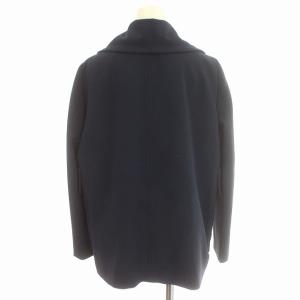 N°21 コート ダブル ジャケット ビッグカラー 40 M ネイビー 紺