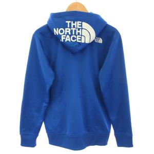 THE NORTH FACE REARVIEW JERSEY HOODIE ジップアップパーカー 長袖 裏起毛 ロゴ S 青 ブルー NT11539