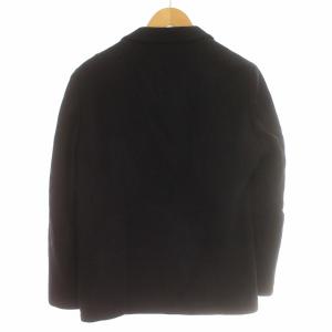 LANVIN en Bleu テーラードジャケット ウール混 鹿の子 46 M ネイビー 紺