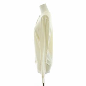 ENFOLD 20SS カーディガン シルク 絹 38 M 白 ホワイト 300DS670-1160