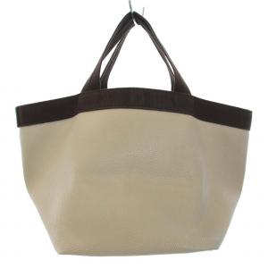 Hervé Chapelier リュクス舟型トート M GPライン トートバッグ ハンドバッグ ベージュ 707GP