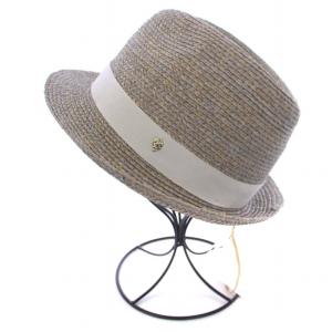 HELEN KAMINSKI AVARA 麦わら帽子 ハット 中折れ ラフィア F グレー