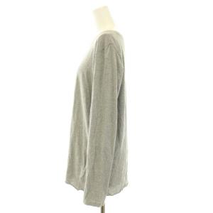 Deuxieme Classe 22AW グレース grace プルオーバー ロータス カットソー ロンT Tシャツ ボートネック 長袖 グレー