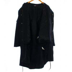 New Balance プリマロフト コート ロング フード ジップアップ 中綿ライナー ストレッチ M ブラック