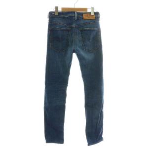 DIESEL バスター BUSTER デニムパンツ ジーンズ ボタンフライ スリム スキニー USED加工 W26 L32 L 紺 ネイビー