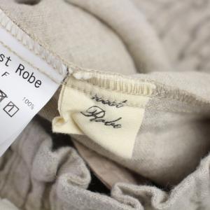 nest Robe 起毛リネンテーパードイージーパンツ F ベージュ 01184-1147