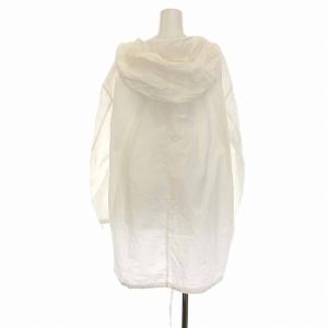 TICCA 22SS プルオーバー パーカー コットンフーディーチュニック 長袖 F 白 ホワイト 0221401044