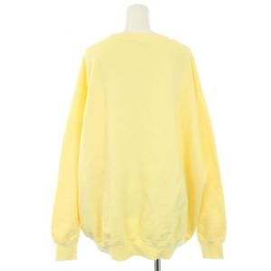 Deuxieme Classe 21SS wear out sweat スウェット トレーナー オーバーサイズ 長袖 黄色 イエロー 21070500701110