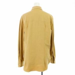 PRADA シャツ カジュアルシャツ 長袖 コットン ストレッチ 40 S ベージュ