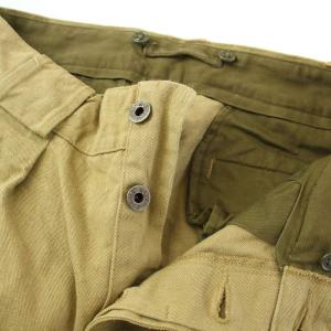 Nigel Cabourn 18SS 2 PLEATS WIDE PANTS ワークパンツ ボタンフライ W30 M ベージュ 8037-00-50004