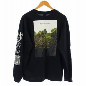 NIKE ACG AS M NRG ACG LS TEE ICELAND IN Tシャツ カットソー 長袖 クルーネック プリント M 黒 ブラック