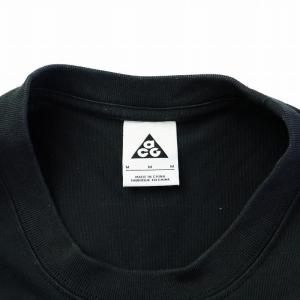 NIKE ACG AS M NRG ACG LS TEE ICELAND IN Tシャツ カットソー 長袖 クルーネック プリント M 黒 ブラック