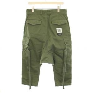 FUMITO GANRYU FUMITO F-2 サルエルカーゴパンツ M カーキ