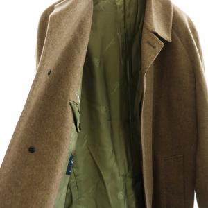 Ermenegildo Zegna ROYAL CUSTOM ステンカラーコート ミドル丈 カシミヤ アウター 茶 ブラウン