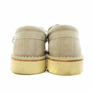 Salvatore Ferragamo シューズ レースアップ スエード 8.5 26.5cm グレージュ