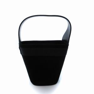 Salvatore Ferragamo ハンドバッグ ヴァラリボン バケツ型 スウェード ブラック