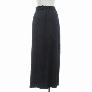 BEAUTY&YOUTH UNITED ARROWS ランダムプリーツ タイトスカート ギャザー フリル スリット マキシ ロング M ダークグレー 1624-699-3841