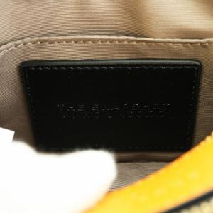 MARC JACOBS THE SNAP SHOT ショルダーバッグ ゴールド金具 レザー オレンジ 黒 ブラック 白 ホワイト