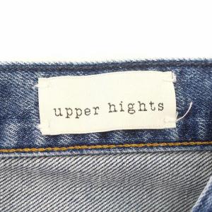 upper hights デニムパンツ THE TAYLOY MARINE ダメージ加工 ジーンズ 22 青 ブルー