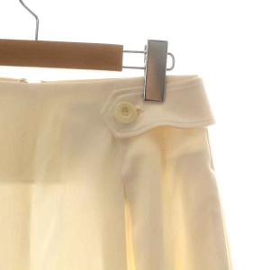 Max Mara フレアスカート ロング マキシ ボックスプリーツ 40 M 白 ホワイト