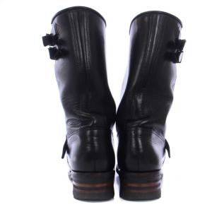 RUDE GALLERY エンジニアブーツ ロングブーツ ベルト レザー 27cm ブラック