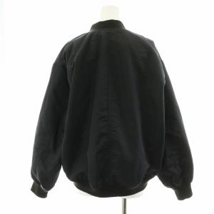 Plage リアム R'IAM 23SS MA1 SHORT ブルゾン ジャケット ナイロン 黒 ブラック 23011922601010