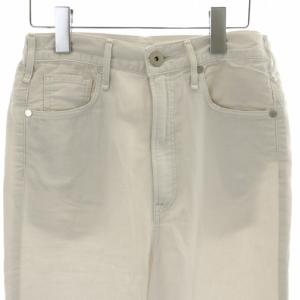 upper hights THE LAZY STRAIGHT ストレートパンツ 23 XS 白 ホワイト