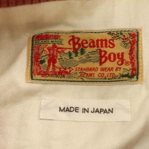 BEAMS BOY ジャケット パッチワーク エルボーパッチ コーデュロイ デニム F マルチカラー