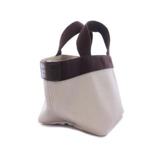 Hervé Chapelier GPライン リュクス舟形トートS ベージュ ブラウン 701GP