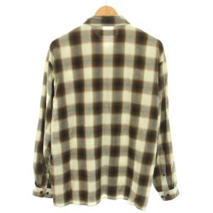 marka 23AW オーガニックコットンキュプラチェックシャツ ORGANIC COTTON CUPRA CHECK SHIRT スタンダードカラー