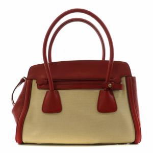 PRADA ショルダーバッグ ベージュ/レッド