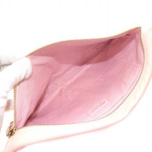 JIMMY CHOO ゼナ ZENA クラッチバッグ レザー スタースタッズ 星 ピンク ゴールド色