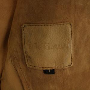 ISAMU KATAYAMA BACKLASH FILERO 1496-04 ブルゾン カーフスエード S ブラウン