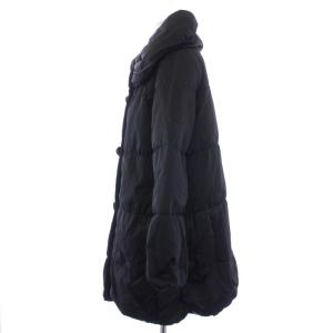 kate spade new york ダウンコート ロング ジップアップ M 黒 ブラック NJMU1445